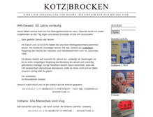 Tablet Screenshot of kotzbrocken.com